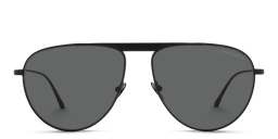 GIORGIO ARMANI Aviator Sunglasses in Matte Black – Product Photo 1