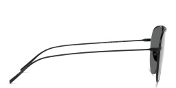 GIORGIO ARMANI Aviator Sunglasses in Matte Black – Product Photo 3