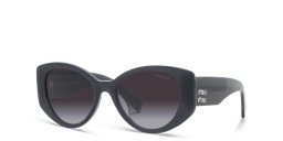 MIU MIU Irregular Sunglasses in Grey Opal – Product Photo 2