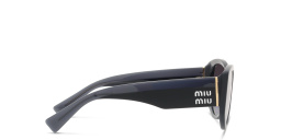 MIU MIU Irregular Sunglasses in Grey Opal – Product Photo 3