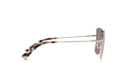 Shop MIU MIU Cat Eye Sunglasses in Pale Gold online.