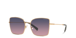 Shop MIU MIU Cat Eye Sunglasses in Antique Gold online.