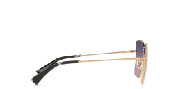 Shop MIU MIU Cat Eye Sunglasses in Antique Gold online.