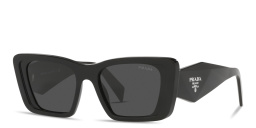 PRADA Logo Signature Butterfly Sunglasses in Black – Product Photo 2