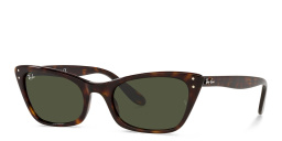 Ray-Ban Lady Burbank Cat-Eye Sunglasses in Havana – Product Photo 2