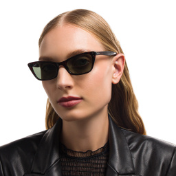 Ray-Ban Lady Burbank Cat-Eye Sunglasses in Black – Product Photo 6