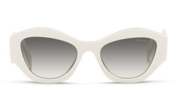 PRADA Cat-Eye Sunglasses in White – Product Photo 1