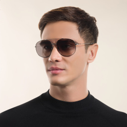 PRADA Aviator Sunglasses in Black – Product Photo 6