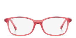 Shop Ray-Ban Junior Kids Rectangle Eyeglasses in Pink online.