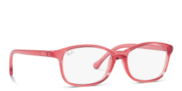 Shop Ray-Ban Junior Kids Rectangle Eyeglasses in Pink online.