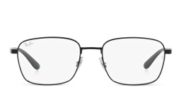Shop Ray-Ban Square Eyeglasses in Black online.