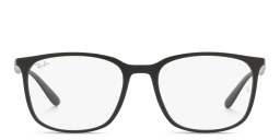 Shop Ray-Ban Square Eyeglasses in Black online.