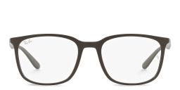 Shop Ray-Ban Square Eyeglasses in Brown online.
