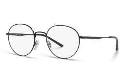 Shop Ray-Ban Unisex Round Eyeglasses in Black online.