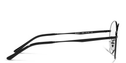 Shop Ray-Ban Unisex Round Eyeglasses in Black online.