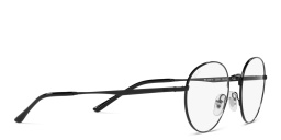 Shop Ray-Ban Unisex Round Eyeglasses in Black online.