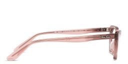 Shop Ray-Ban Junior Kids Cat-Eye Eyeglasses in Transparent Pink online.