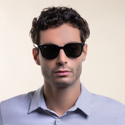 Ray-Ban Square Sunglasses in Black – Product Photo 5