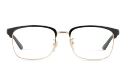 GUCCI Wide Rectangle Eyeglasses in Black – Product Photo 1