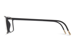 Silhouette Rectangle Eyeglasses in Black – Product Photo 3