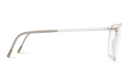 Shop Silhouette Round Eyeglasses in Clear online.