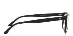 Emporio Armani Rectangle Eyeglasses in Black – Product Photo 3