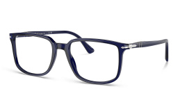 Shop PERSOL Rectangle Eyeglasses in Cobalto online.