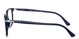 Shop PERSOL Rectangle Eyeglasses in Cobalto online.