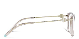 Shop TIFFANY Butterfly Eyeglasses in Beige online.