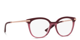 Dolce & Gabbana Panthos Eyeglasses in Bordeaux/Transparent Bordeaux – Product Photo 4