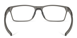 Oakley Hex Jector Wide Rectangle Eyeglasses in Satin Grey Smoke – Product Photo 4