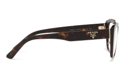 PRADA Cat-Eye Eyeglasses in Brown – Product Photo 3