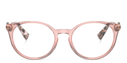 VALENTINO Round Eyeglasses in Pink – Product Photo 1