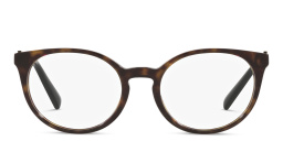 VALENTINO Round Eyeglasses in Havana – Product Photo 1