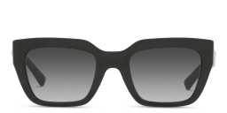 Shop VALENTINO Square Sunglasses in Black online.