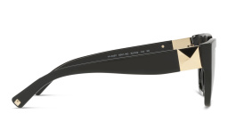 Shop VALENTINO Square Sunglasses in Black online.
