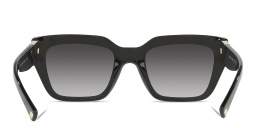 Shop VALENTINO Square Sunglasses in Black online.