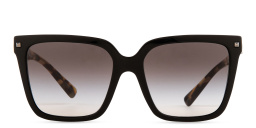 VALENTINO Square Sunglasses in Black – Product Photo 1
