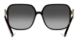 VALENTINO Oversized Square Sunglasses in Black – Product Photo 4