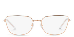 Wide Cat Eye Eyeglasses من برادا بلون وردي ذهبي - صورة المنتج 1