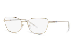 PRADA Wide Cat Eye Eyeglasses in Pale Gold – Product Photo 2
