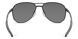 Shop Oakley Contrail Aviator Sunglasses in Satin Black online.