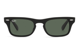 Ray-Ban Junior Kids Rectangle Sunglasses in Black – Product Photo 1