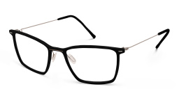 Shop MONOGRAM Rectangle Eyeglasses in Matte Black online.