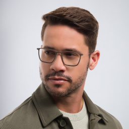 MONOGRAM Rectangle Eyeglasses in Grey – Product Photo 6