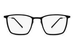 Rectangle Eyeglasses من مونوجرام بلون أسود - صورة المنتج 1