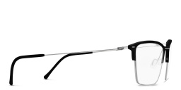 Shop MONOGRAM Half Rim Square Eyeglasses in Blue online.