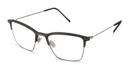 MONOGRAM Half Rim Square Eyeglasses in Grey – Product Photo 2
