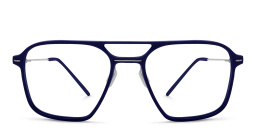 MONOGRAM Square Eyeglasses in Blue – Product Photo 1