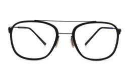 MONOGRAM Unisex Square Eyeglasses in Black – Product Photo 1